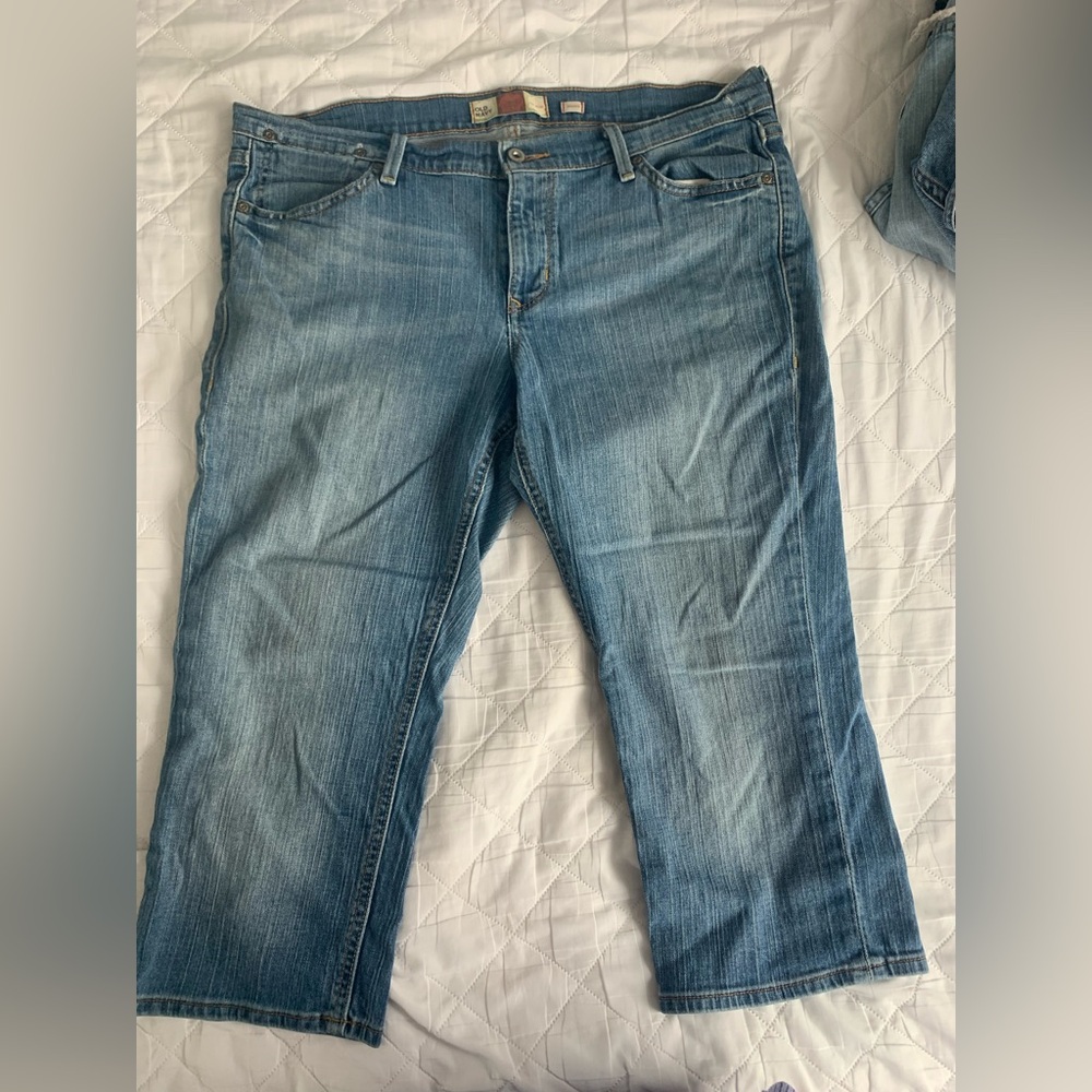 Old Navy Light Blue Straight Leg Women's Jeans